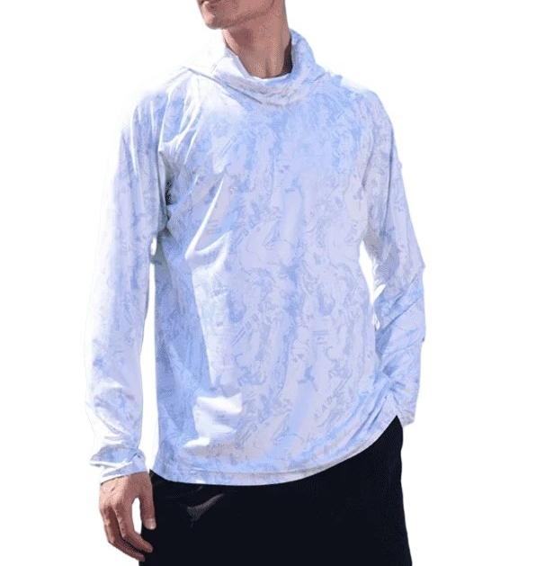 Fishing Shirt Uv Protection - เสื้อตกปลาลายพรางปี 2026 เสื้อป้องกันแสงแดด เนื้อผ้าบางเบาพิเศษ ผ้าไอซ์ซิลค์ สำหรับฤดูร้อน