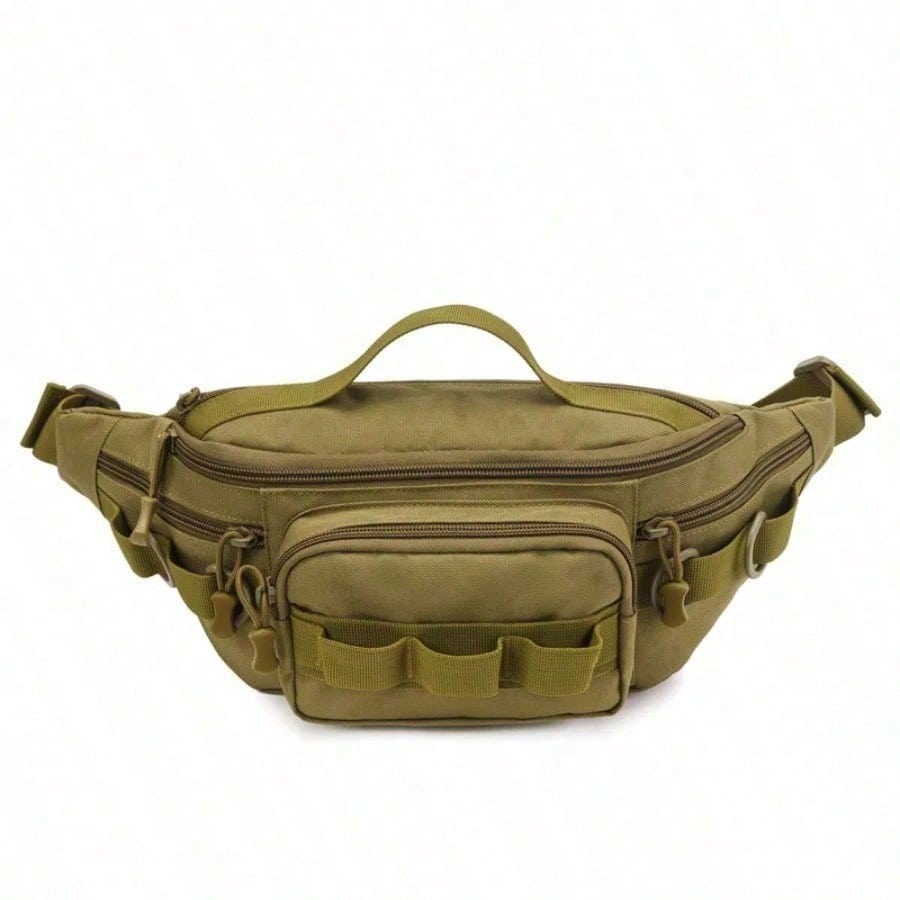 Fishing Backpack - กระเป๋าอุปกรณ์ตกปลาแบบยุทธวิธี ขนาดเล็ก กระเป๋าคาดเอวแบบพกพา สำหรับใส่อุปกรณ์ตกปลา สำหรับกิจกรรมกลางแจ้ง ตกปลาแบบฟลายฟิชชิ่ง
