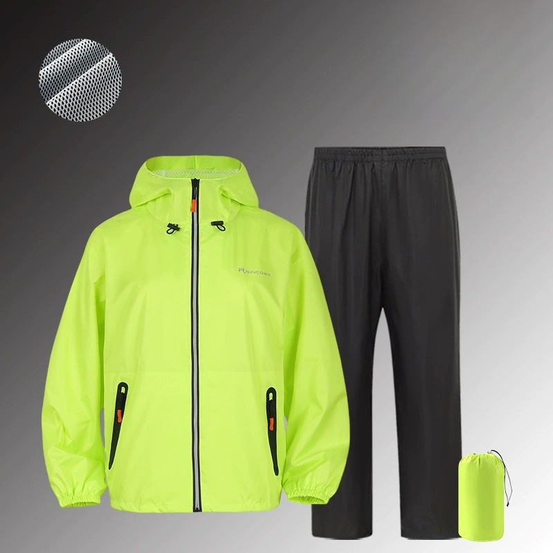 Fishing Rain Suit - ชุดกันฝนแบบเต็มตัว สะท้อนแสง สำหรับปั่นจักรยาน ตกปลา กิจกรรมกลางแจ้ง
