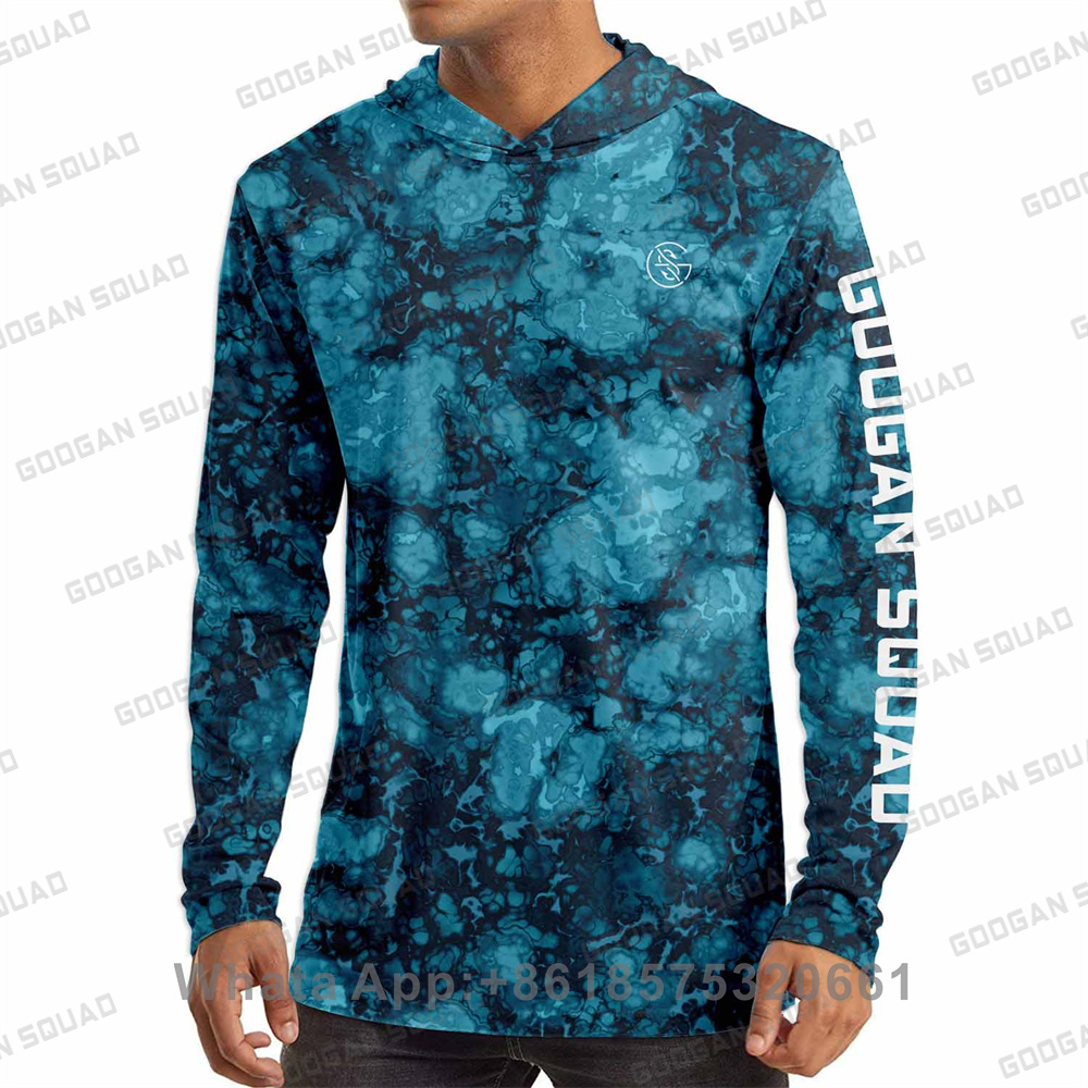 Fishing Hoodie - Googan เสื้อออกกำลังกายแขนยาว hoodie UPF 50 +