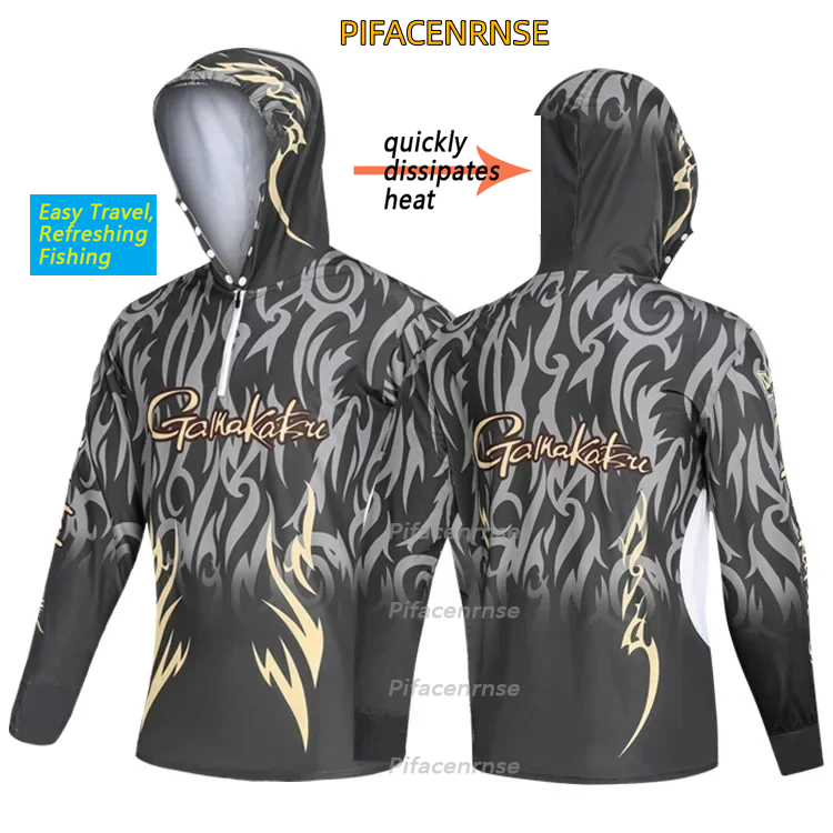 Fishing Vest - เสื้อผ้าตกปลาที่ระบายอากาศได้ เสื้อโค้ท เสื้อกั๊ก เสื้อผ้าตกปลาแขนยาว เสื้อผ้าตกปลาแบบแห้งเร็ว แจ็คเก็ตกันรังสียูวีแบบเย็นสบาย