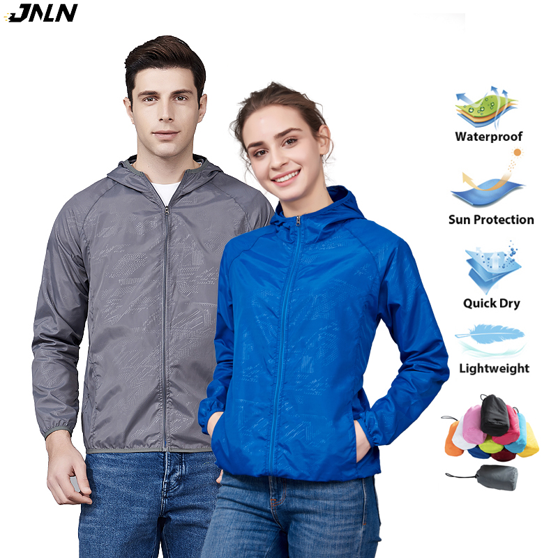 Fishing Rain Suit - JNLN Unisex เสื้อแจ็คเก็ตเดินป่าผู้ชายผู้หญิงกันน้ํา Quick Dry Camping