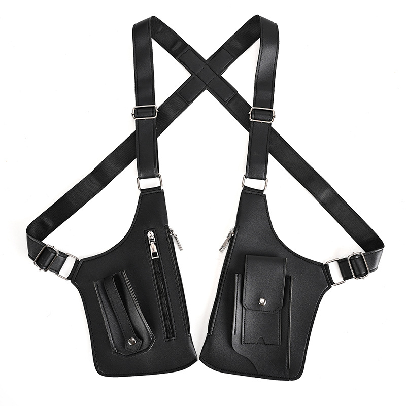 Fishing Belt - กระเป๋าตกปลา HOMEFISH แบบสะพายไหล่คู่ วัสดุ PU กันน้ำ