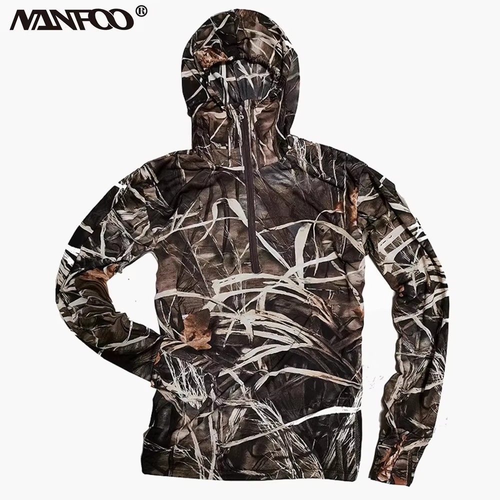 บางน้ําหนักเบาฤดูร้อนป้องกันแส - Fishing Hoodie บทวิจารณ์และราคา