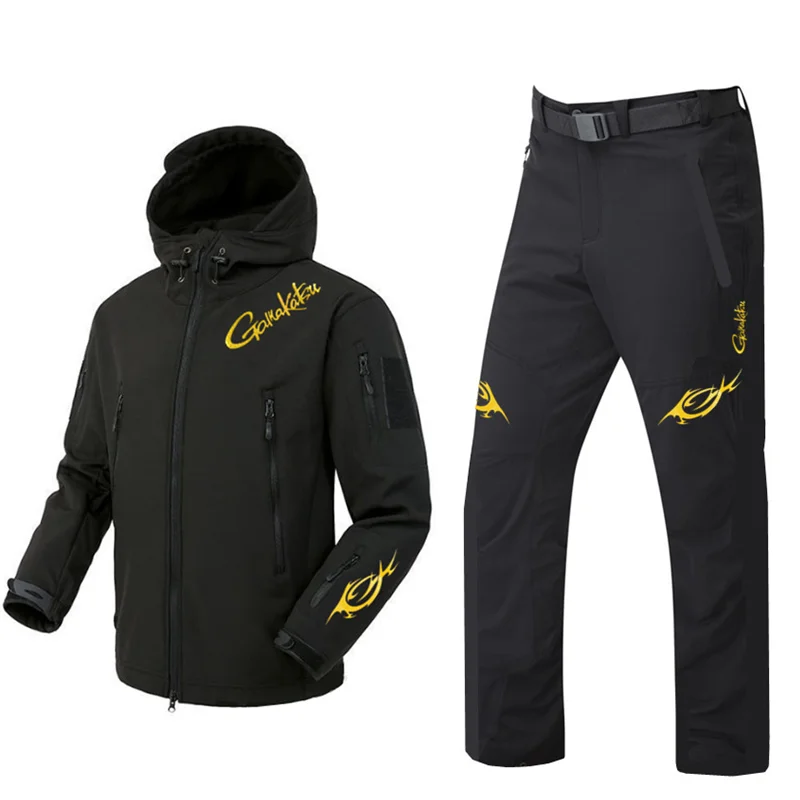 ใหม่ฤดูใบไม้ร่วงและฤดูหนาวขนแก - Fishing Rain Suit บทวิจารณ์และราคา