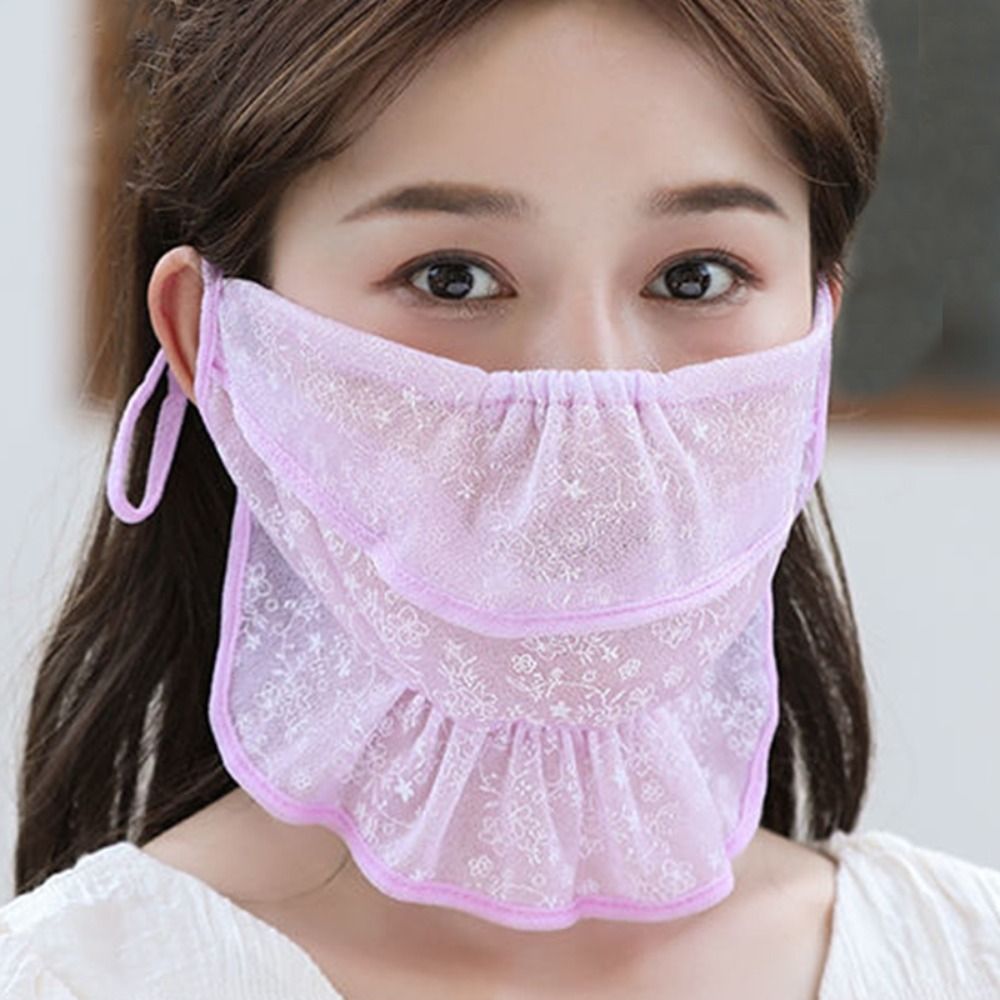 ฮิญาบหมวกกันแดดสำหรับตกปลาสีทึ - Fishing Mask Sun Protection บทวิจารณ์และราคา