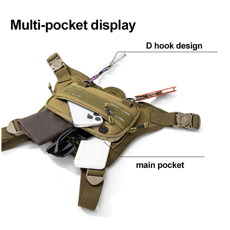 กระเป๋าคาดอกแบบยุทธวิธีสำหรับต - Fishing Vest บทวิจารณ์และราคา