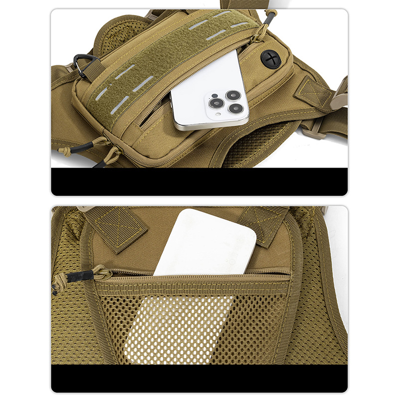 กระเป๋าคาดอกแบบยุทธวิธีสำหรับต - Fishing Vest บทวิจารณ์และราคา
