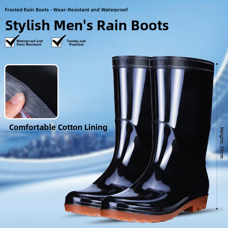 รองเท้าบูทยางกันน้ำสำหรับผู้ชา - Fishing Boots บทวิจารณ์และราคา