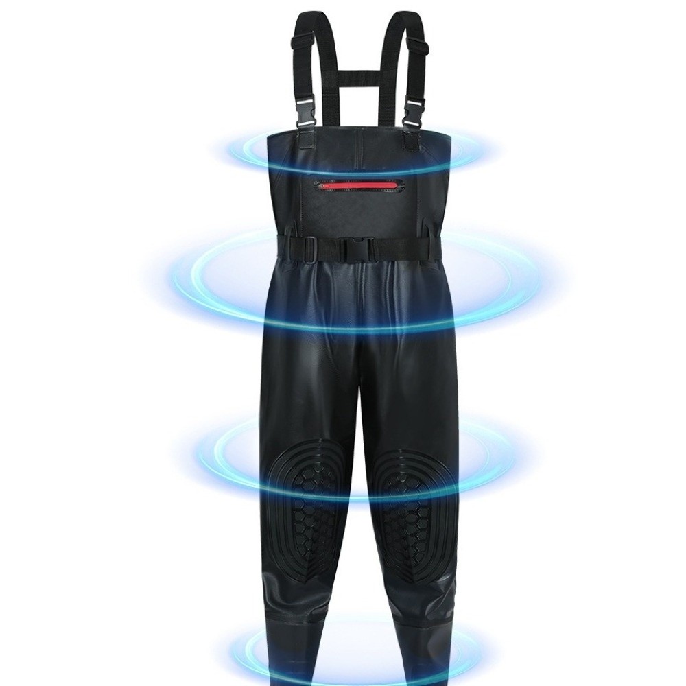 ชุดตกปลา PVC แบบหนา พร้อมแผ่นร - Fishing Waders บทวิจารณ์และราคา