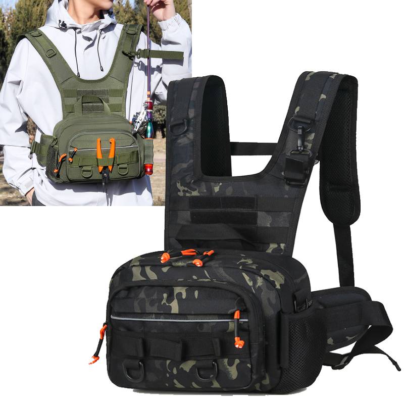 ผู้ชายกระเป๋ายุทธวิธีตกปลากระเ - Fishing Vest บทวิจารณ์และราคา