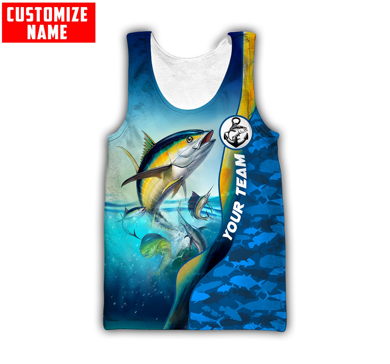 Custom ชื่อ Mahi Mahi ตกปลา3D  - Fishing Vest บทวิจารณ์และราคา