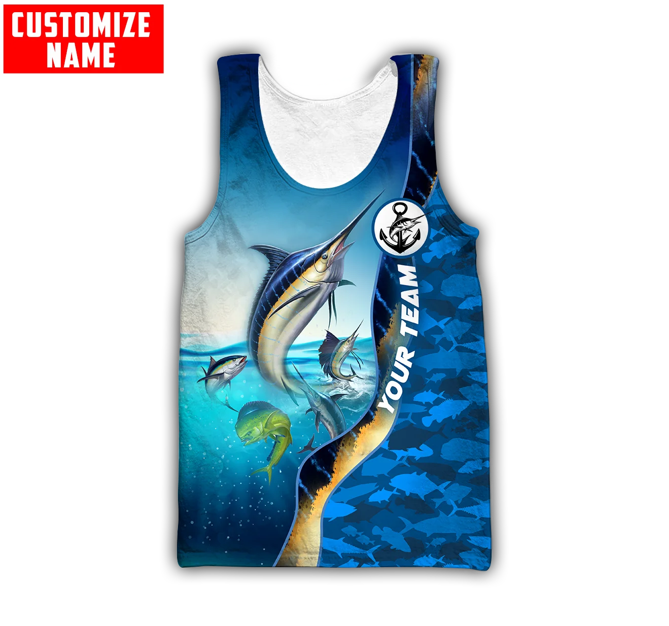 Custom ชื่อ Mahi Mahi ตกปลา3D  - Fishing Vest บทวิจารณ์และราคา