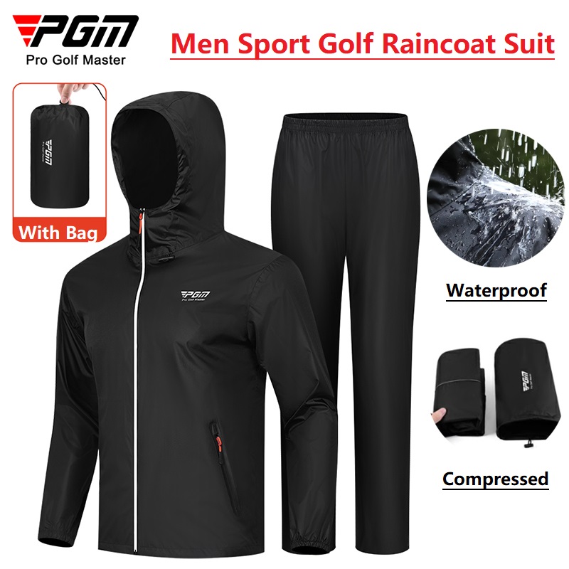 PGM Men Golf เสื้อกันฝนฝนกางเก - Fishing Rain Suit บทวิจารณ์และราคา